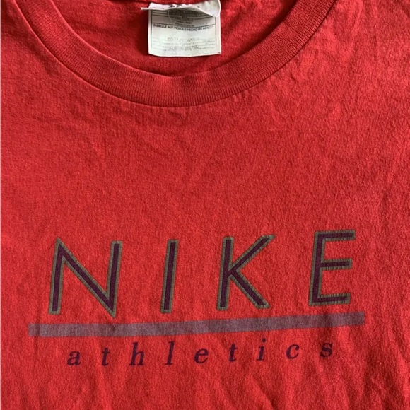 Vintage Nike T-Shirt Shirt - Red Men’s M - VERY RARE - Great Condition - Picture 2 of 5